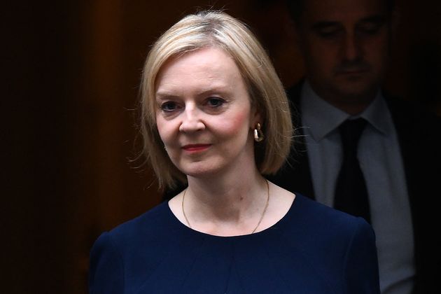 Liz Truss on her way to the mini-budget on Friday.