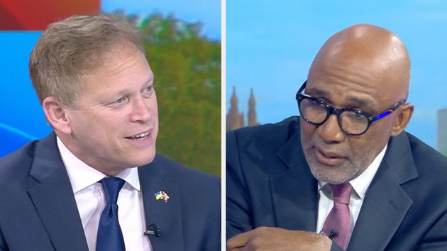 Shapps and Trevor Phillips clashed over the future of HS2